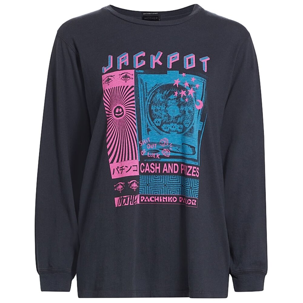 MOTHER The Long Sleeve Rowdy Cotton T-Shirt